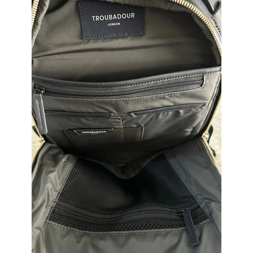 Troubadour Ember navy blue backpack
